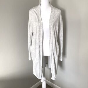 Daytrip white/grey long cardigan